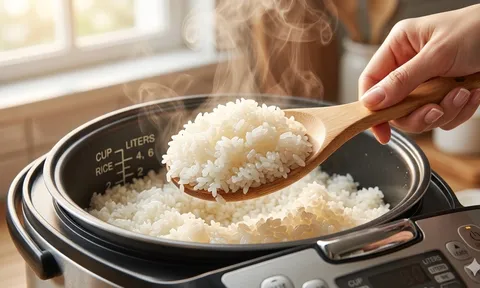 Tại sao không nên mở nắp nồi cơm điện để xới cho đến khi cơm chín hẳn?
