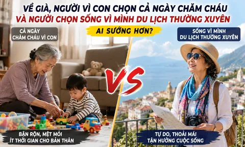 Về già, người vì con chọn cả ngày chăm cháu và người chọn sống vì mình du lịch thường xuyên ai sướng hơn? Chỉ 3 năm đã rõ