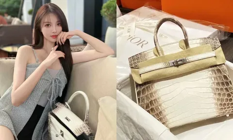 Bạn gái kém 16 tuổi của Huỳnh Hiểu Minh xinh như búp bê, là phú bà sở hữu BST hàng hiệu sang chảnh