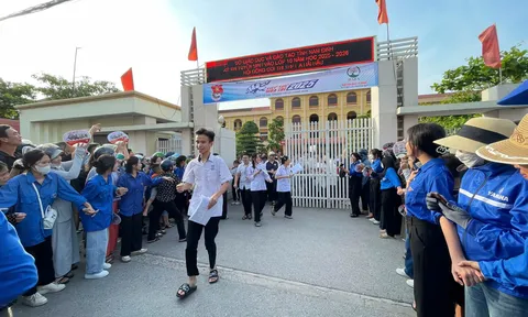 Nam Định: Hơn 23000 thí sinh hoàn thành môn thi đầu tiên kỳ thi vào lớp 10