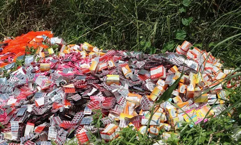 Điểm bất thường vụ thuốc, thực phẩm chức năng dành cho trẻ em, phụ nữ mang thai và người bệnh bị vứt thành đống ven đường TP HCM