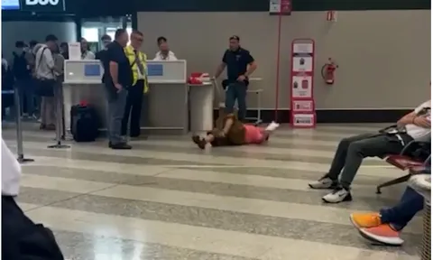 Nữ du khách Trung Quốc "ăn vạ" tại sân bay Milan (Ý) vì hành lý quá cân