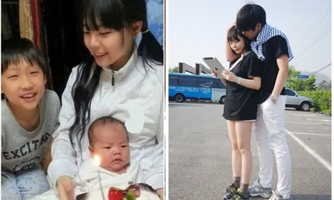 Mẹ 2 con trắng nón nà, trẻ đẹp như học sinh cấp 2, nam sinh Mỹ xếp hàng xin số làm quen