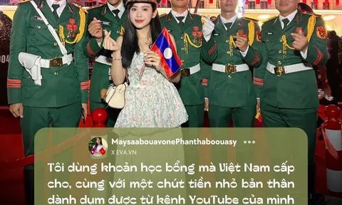 Nữ phóng viên người Lào tác nghiệp lễ diễu binh A80: "Ở Việt Nam tôi tìm thấy sự gần gũi, tình cảm gắn bó như gia đình"