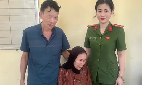 Thư cảm ơn Công an xã Xuân Mai giúp đỡ đưa cụ bà đi lạc về với gia đình