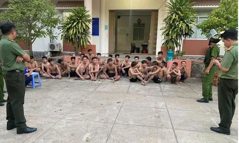 Tạm giữ 14 người trong số 314 học viên vừa trở lại cơ sở cai nghiện tại An Giang