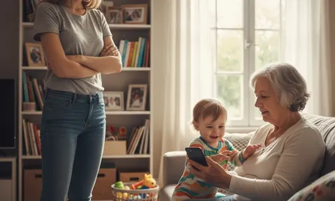 Chỉ vì cho cháu xem điện thoại, con dâu buông một câu khiến mẹ chồng lập tức khăn gói về quê