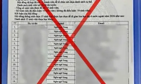 Cảnh báo hình thức lừa đảo chiếm đoạt tài sản qua thông tin tuyển sinh, học bổng du học “Trung Hoa Dân quốc” năm 2026