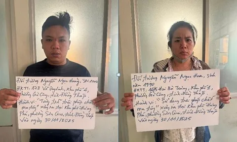 Bắt quả tang Nguyễn Ngọc Hoàng làm điều mờ ám trong căn nhà không số