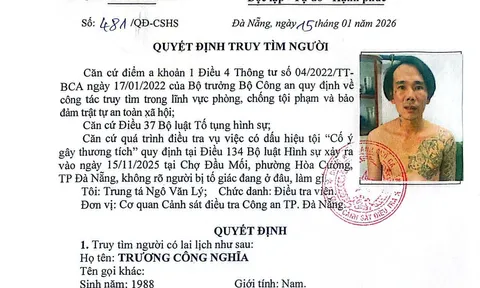 Truy tìm Trương Công Nghĩa để phục vụ công tác điều tra