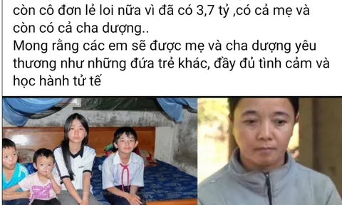 Xôn xao thông tin mẹ 4 chị em mồ côi trở về, sau khi các em được hỗ trợ hơn 3 tỷ đồng: Chính quyền địa phương lên tiếng