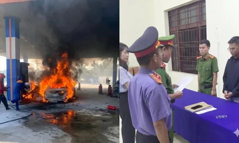 Vụ cháy xe ô tô kinh hoàng ở cây xăng: Khởi tố, bắt tạm giam tài xế Võ Nguyễn Duy An