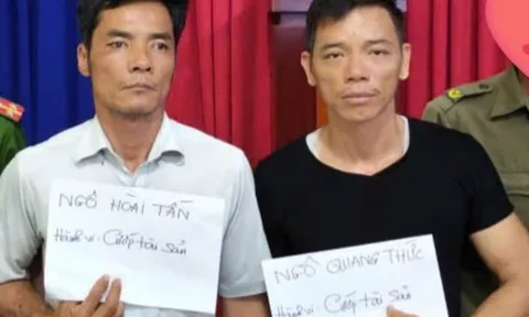 Bắt Ngô Quang Thức SN 1985 và  Ngô Hoài Tấn SN 1982: Xông vào nhà dân cướp tài sản để đòi nợ thuê