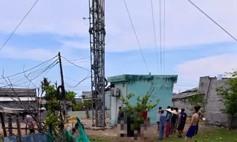 Người đàn ông nghi rơi từ trên cao, tử vong dưới chân cột ăng ten BTS: Hiện trường có điểm đặc biệt