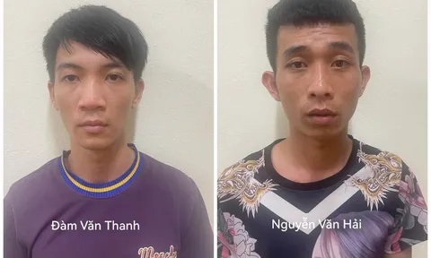 Kiểm tra nhà nghỉ lúc đêm muộn, công an phát hiện Đàm Văn Thanh SN 1999 và Nguyễn Văn Hải SN 1996 đang "làm điều mờ ám"