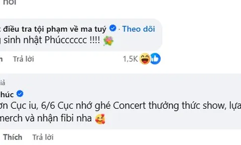 Tăng Phúc bất ngờ được fanpage Cục CSĐT về ma túy gọi tên, chuyện gì đang xảy ra?