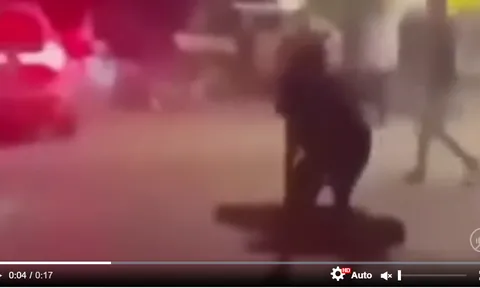 Clip: Lái ô tô cán người rồi rời khỏi hiện trường ở Nghệ An