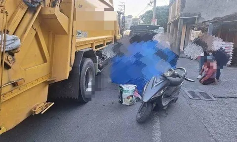 Thương tâm bé trai 7 tuổi leo lên xe bà ngoại vô tình vặn tay ga bị ô tô chở rác cán tử vong