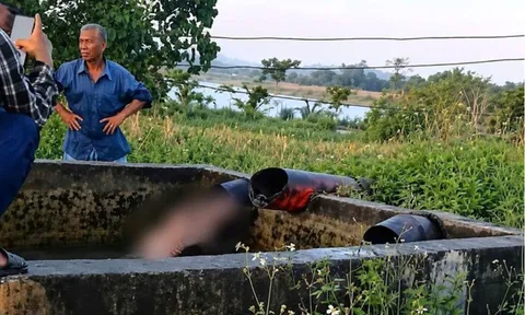 Nam sinh lớp 9 bị cuốn vào cửa hút trạm bơm khi đang tắm: Hiện trường thương tâm
