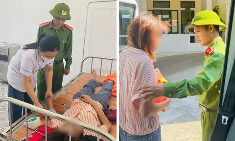 Một cuộc tuần tra và hành động kịp thời cứu người phụ nữ nguy kịch do nắng nóng