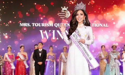 Đại diện Việt Nam - Vân Phạm xuất sắc đăng quang Mrs. Tourism Queen International 2026