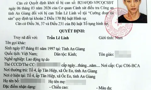 Ép tiếp viên karaoke đóng "phế", đối tượng cầm đầu Trần Lê Linh bị truy nã