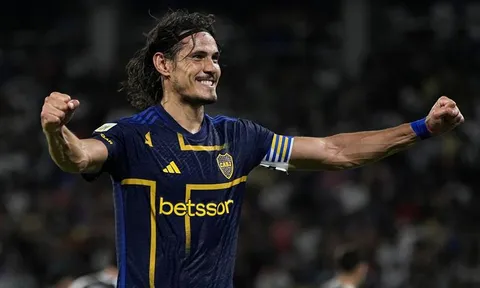 Cavani chia tay Boca Juniors, mở chương mới ở tuổi 39