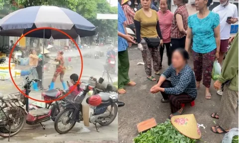Diễn biến mới vụ cụ bà bán rau bị xịt nước chảy máu mắt ở chợ Xuân Hòa