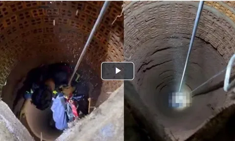 Khoảnh khắc nghẹn lòng: Mẹ già 77 tuổi cầu cứu tìm con mất liên lạc, sau khi phá cửa phát hiện dưới giếng sâu 30m