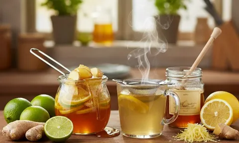 Cách làm chanh gừng mật ong tăng sức đề kháng đơn giản tại nhà