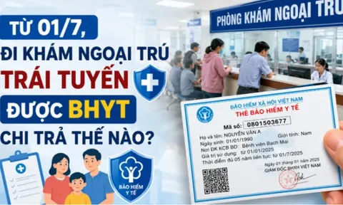 Từ 1/7/2026: Khám trái tuyến ngoại trú tại một số bệnh viện Trung ương được BHYT chi trả 50%, cụ thể là những bệnh viện nào?