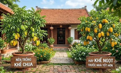Nên trồng khế chua hay khế ngọt trước nhà tốt hơn?