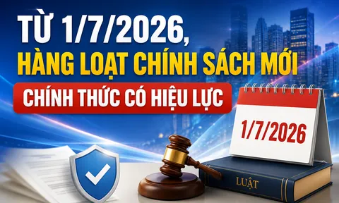 Từ 1/7/2026, loạt chính sách mới chính thức có hiệu lực: Người lao động, viên chức, người kinh doanh và hàng triệu người dân cần biết