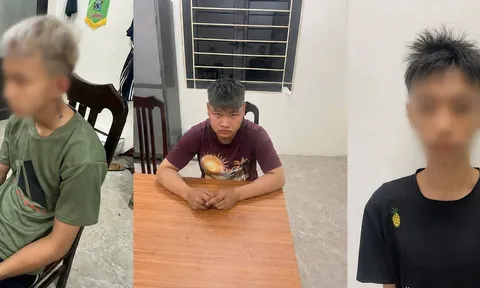 Đang chấp hành án treo, Nguyễn Tiến Nhật cùng 2 thiếu niên tiếp tục mang kiếm, dao tự chế truy sát người đi đường