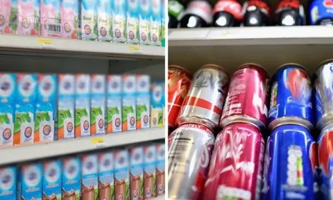 Vì sao sữa thường được đựng trong hộp giấy, còn nước ngọt chủ yếu đóng lon?