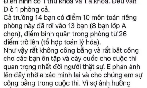 Liên tiếp xuất hiện nghi vấn gian lận thi THPT 2026 tại Nghệ An và Cà Mau