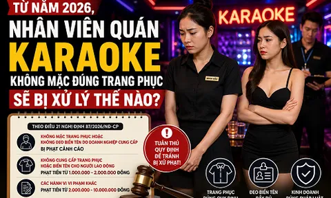 Từ năm 2026, quán karaoke vi phạm các quy định này có thể bị phạt tới 60 triệu đồng