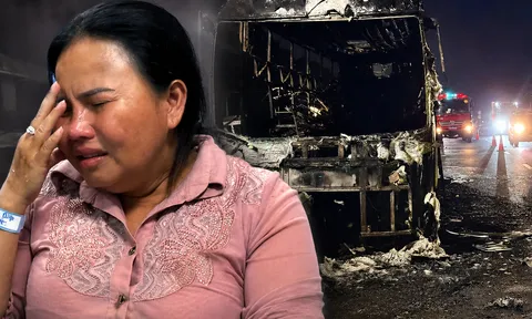 "Cho con đi chuyến cuối cùng", câu nói ám ảnh người mẹ sau vụ cháy xe khách khiến 7 người tử vong