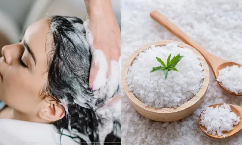 Thêm một thìa muối vào dầu gội: Lợi ích bất ngờ ai cũng thích