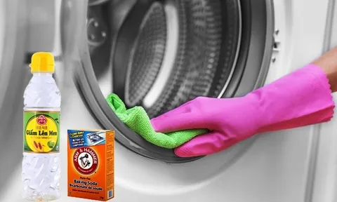 Cách vệ sinh máy giặt bằng giấm trắng sạch bong: Quần áo thơm ngát, tiết kiệm chi phí