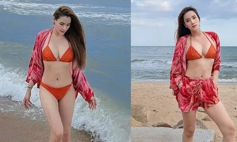 "Đệ nhất mỹ nhân gợi cảm" Vbiz khoe body nóng bỏng ở tuổi 41, đẹp "gây mê" với loạt ảnh bikini