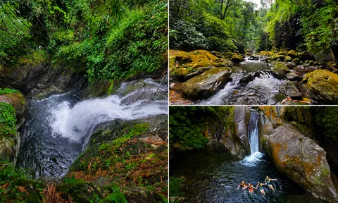 Cách Hà Nội 100km có con suối  sở hữu 7 tầng thác giữa rừng, nghe tên thì rùng mình nhưng cảnh sắc lại đẹp mê hoặc