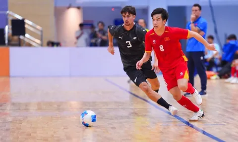 Futsal Việt Nam thắng đậm New Zealand, nối dài mạch bất bại tại Thái Lan