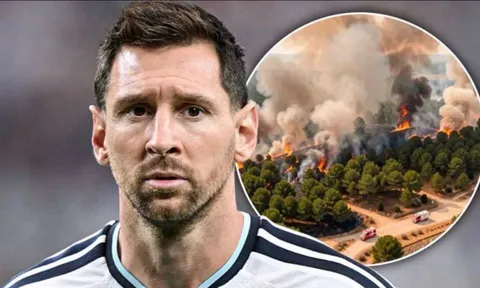 Messi quyên góp 80.000 euro hỗ trợ Madrid sau thảm họa cháy rừng