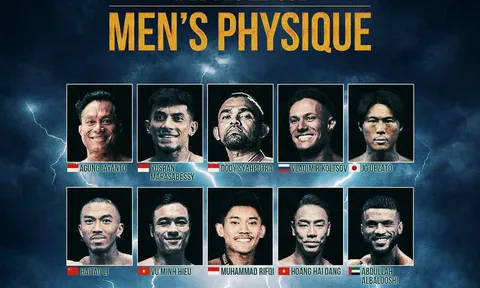 Men’s Physique Asia Championship 2026 công bố line-up, Việt Nam có hai IFBB Pro góp mặt