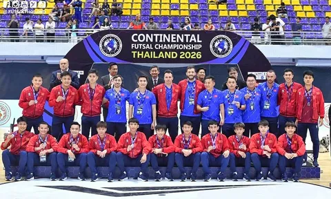 Tuyển futsal Việt Nam giành ngôi Á quân Giải giao hữu Vô địch châu lục - Thái Lan 2026