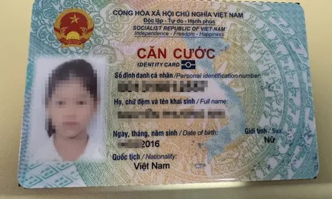 Thẻ căn cước sắp có thay đổi lớn từ 1/9: Cha mẹ có con dưới 6 tuổi đặc biệt lưu ý!