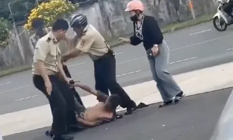 Công an mời 7 người làm việc sau clip nhóm bảo vệ khống chế người đàn ông, hé lộ nguyên nhân bất ngờ