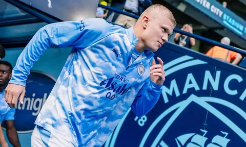Haaland gây sốt với diện mạo mới trước thềm mùa giải với Manchester City