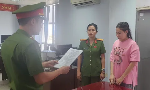 Thi hành Lệnh bắt tạm giam "người đẹp" Nguyễn Thị Mỹ Hạnh SN 1996